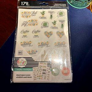 Happy Planner - Everyday, Homebody dry erase clings - 179 pieces - NEW